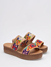 Sandalia de piel  para Mujer   cod. 137168
